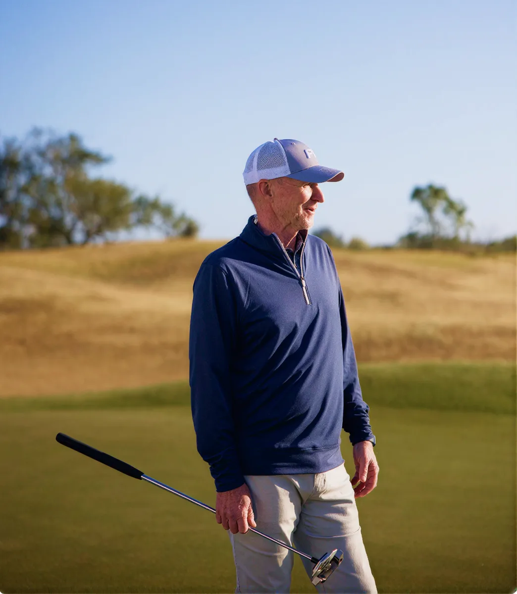 Chris McGinley on the golf course
