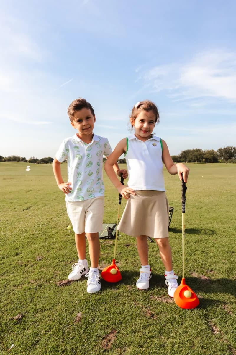 Toddler holding the See & Swing driver