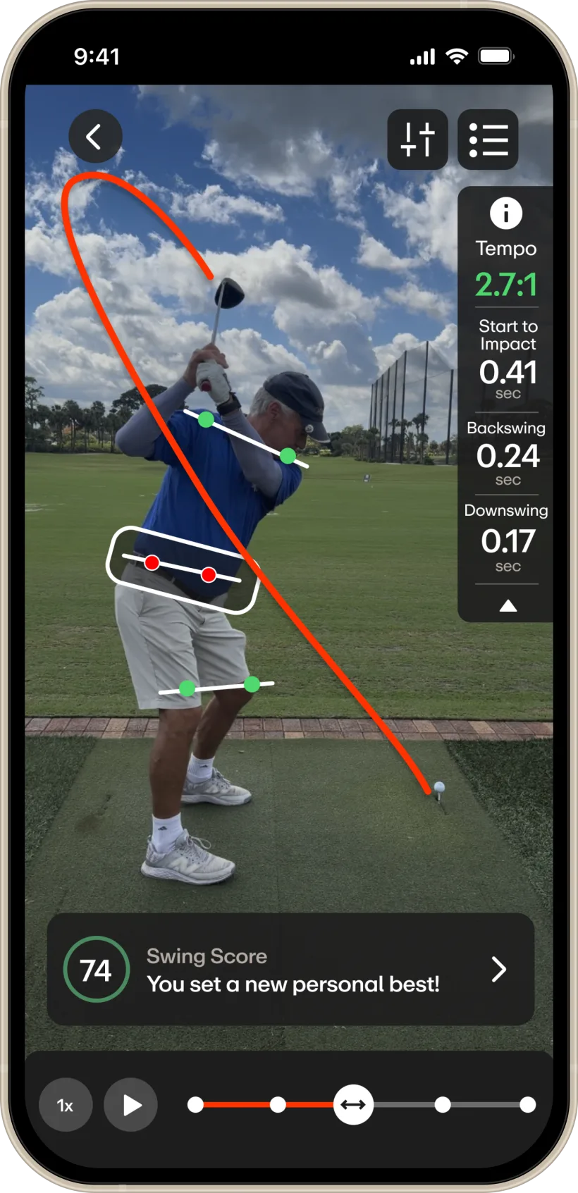 PG1 SwingScan AI swing analysis