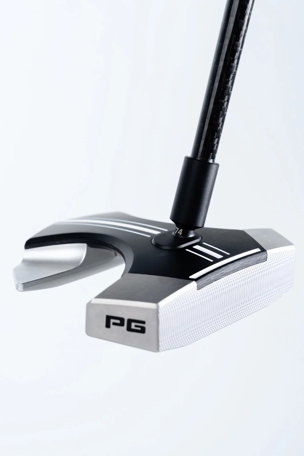 RS1 putter PG logo face detail