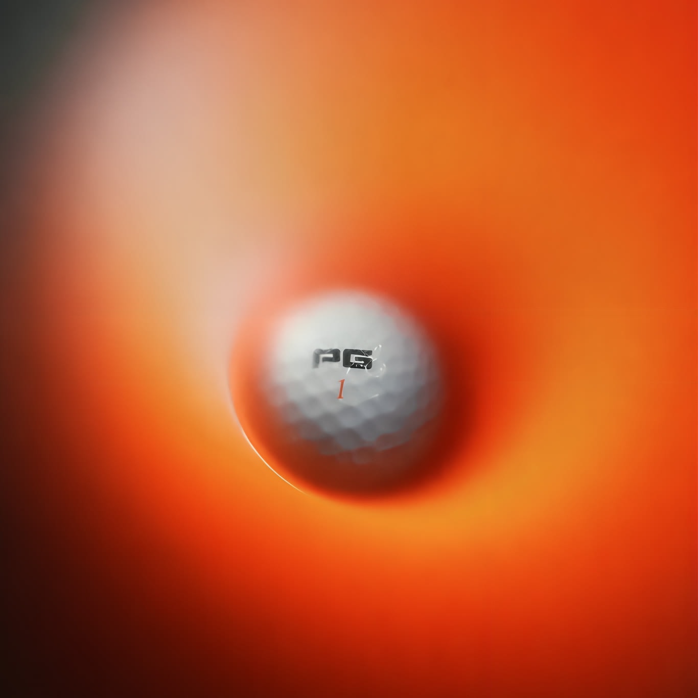 iON+ ball floating on a glowing orange field