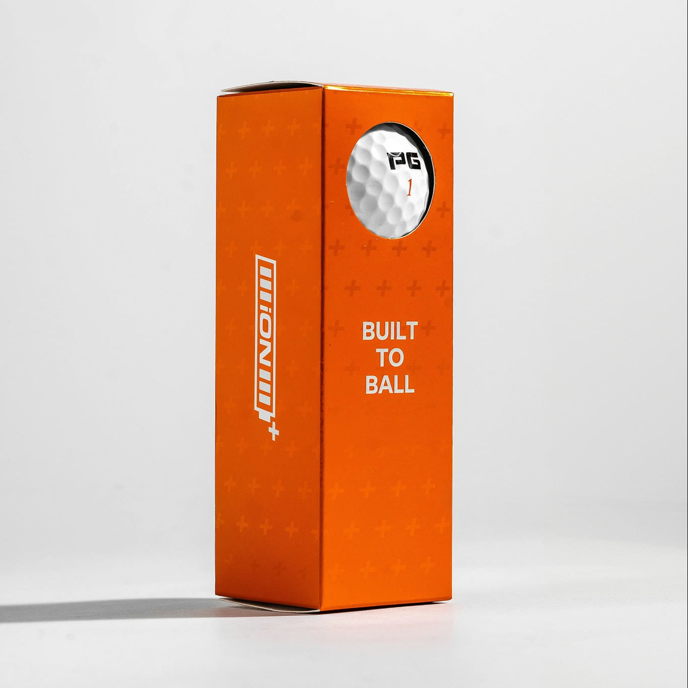 iON+ three-ball sleeve — Built to Ball packaging