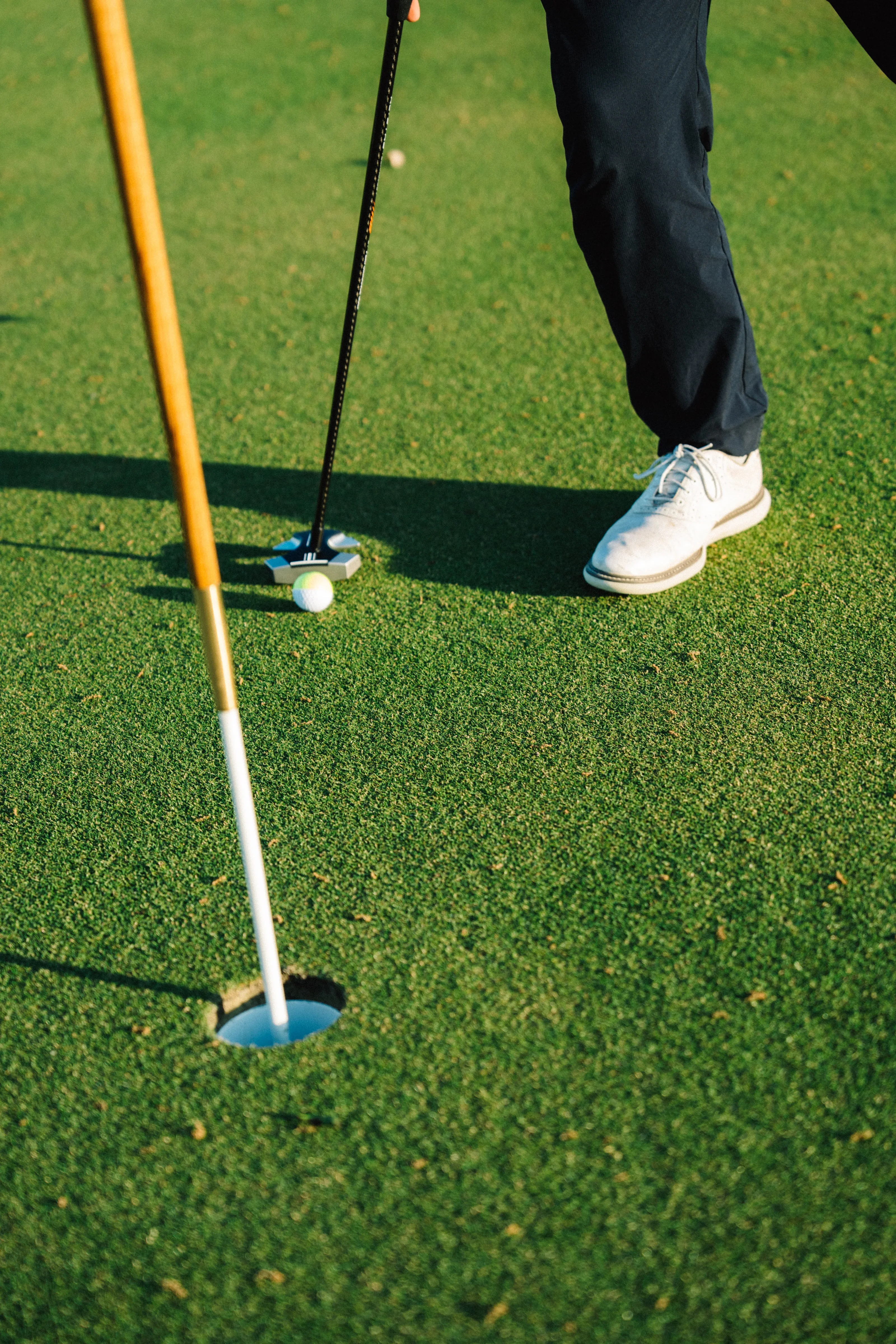 RS1 putter near the hole on the green